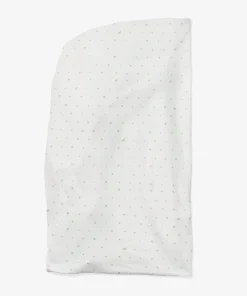 Crib Sheet in Seafoam Hearts
