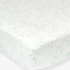 Crib Sheet in Seafoam Star