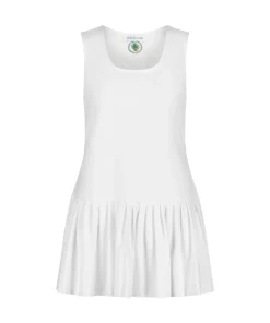 Cricket Dress in White