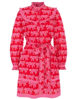 Crimson Leopard Bianca Mini