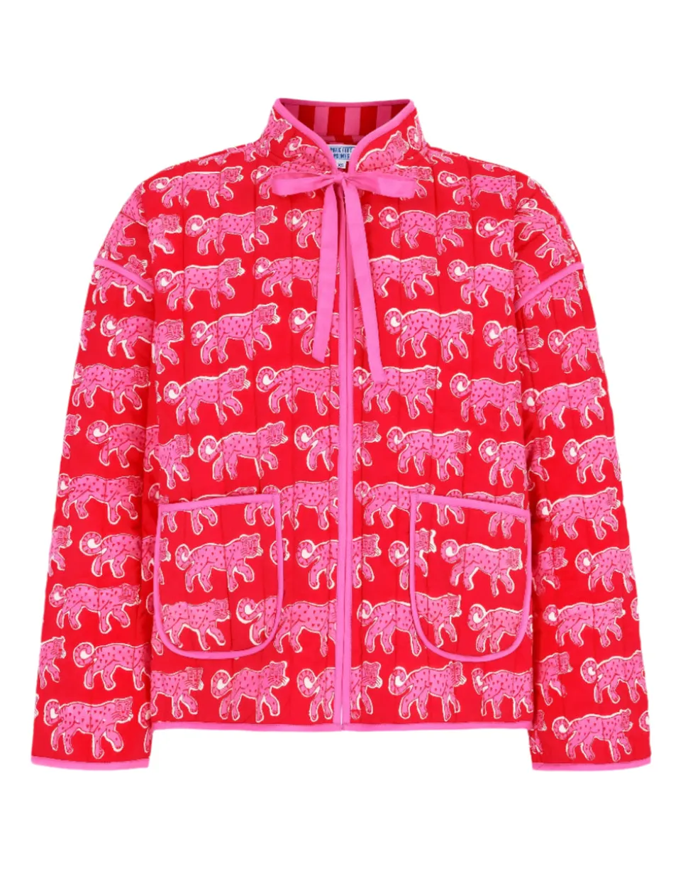 Crimson Leopard Penny Jacket