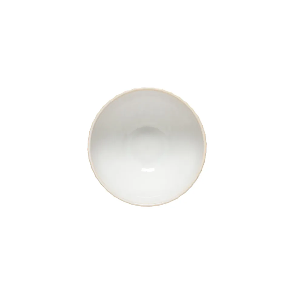 Cristal Collection Cereal Bowls in White, Set of 6
