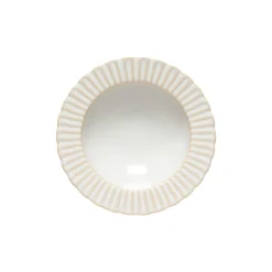 Cristal Collection Pasta Plates in White, Set of 6