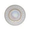 Cristal Collection Salad Plates in Nacar, Set of 6