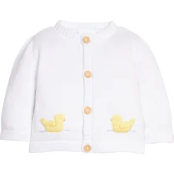 Crochet Cardigan in Duck