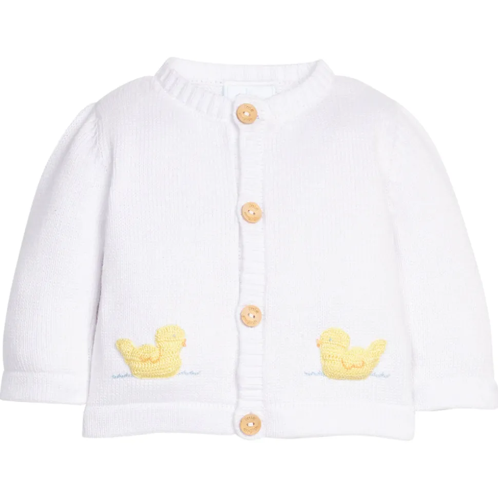 Crochet Cardigan in Duck