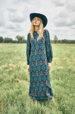 Crosby Dress in Midnight Garden