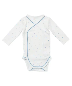 Crossbody One-Piece in Blue Hearts