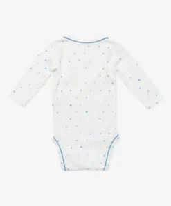 Crossbody One-Piece in Blue Hearts