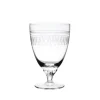 Crystal Bistro Glasses with Ovals Design, Set of Six
