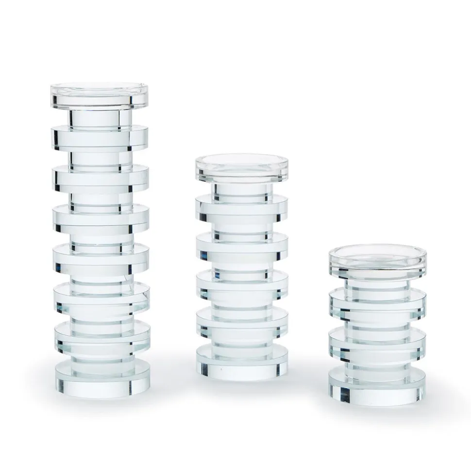 Crystal Candle Holder, Set of 3