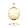 Crystal Candy Dish I. in Gold Lustre