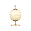 Crystal Candy Dish II. In Gold Lustre