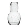 Crystal Carafe Set with Stars Design