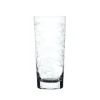 Crystal Highballs with Fern Design, Set of Four