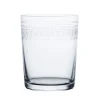 Crystal Large Tumblers with Ovals Design, Set of 4
