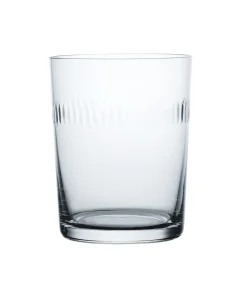 Crystal Large Tumblers with Spears Design, Set of 4