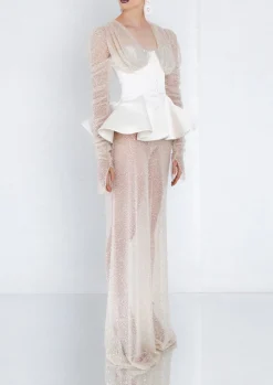 Crystal Peplum Corset