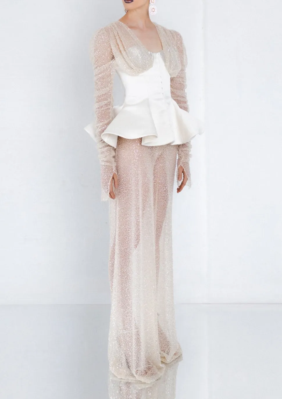Crystal Peplum Corset