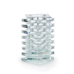 Crystal Pillar Candle Holder