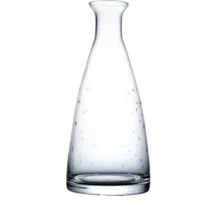 Crystal Table Carafe with Stars Design