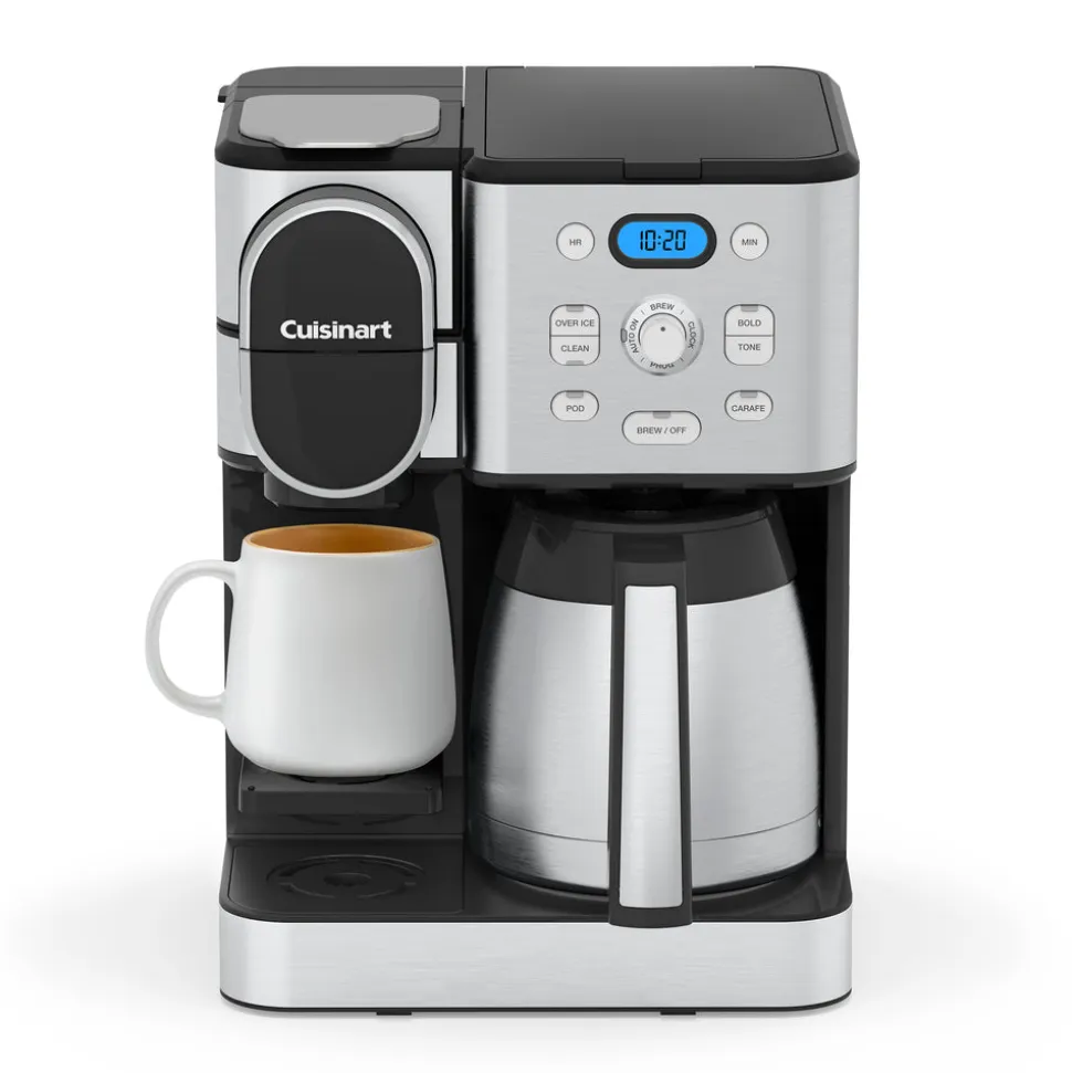 10-Cup Carafe/Single Serve/Over Ice Thermal Carafe Coffeemaker