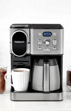 10-Cup Carafe/Single Serve/Over Ice Thermal Carafe Coffeemaker