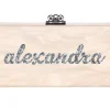 Custom Slim Jean Clutch in Pearlescent