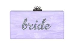 Custom Slim Jean Clutch in Pearlescent