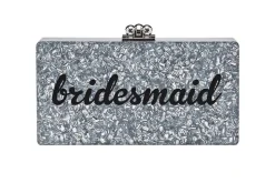 Custom Slim Jean Clutch in Confetti