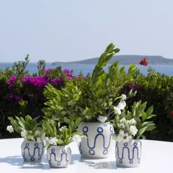 Cycladic Blue Vase
