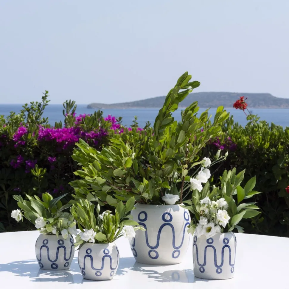 Cycladic Blue Vase