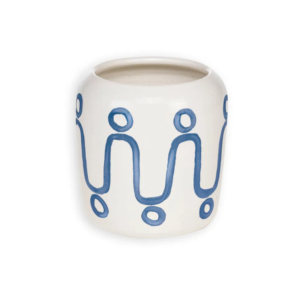 Cycladic Blue Vase