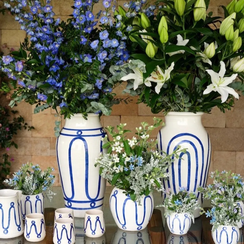 Cycladic Blue Vase