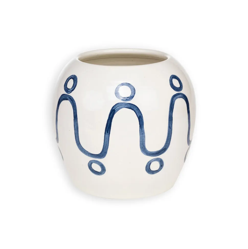Cycladic Blue Vase