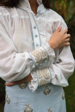 Cypress Blouse in White