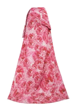 3D Flora Mini Skirt with Sash