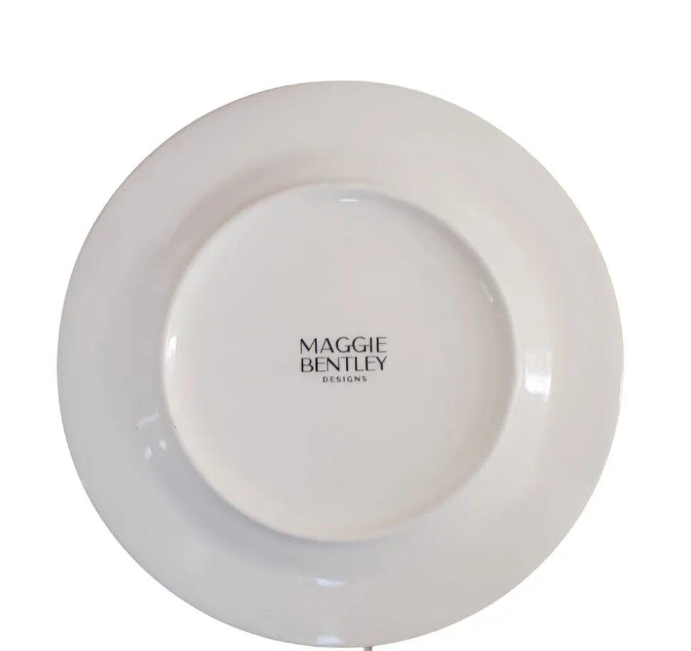 “Dahlias, Darling” Salad Plates, Set of 4