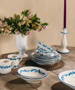 Daisy Candlestick in Denim