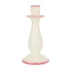 Daisy Candlestick in Raspberry