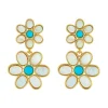 Daisy Double in Turquoise