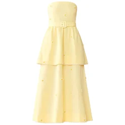Daisy Dress in Soft Butter Yellow
