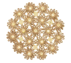 Daisy Placemat in Natural & Ivory, Set of 4