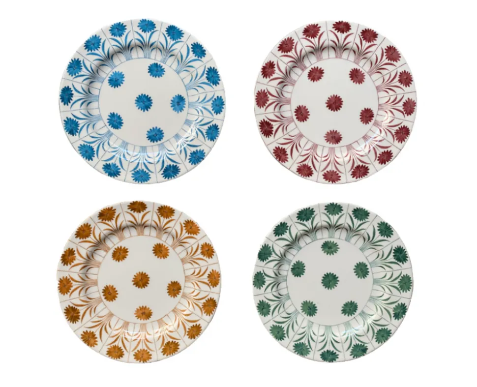 Daisy Plate in Blue
