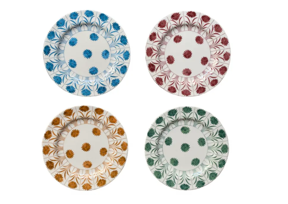 Daisy Plate in Orange