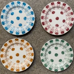 Daisy Plates Multi Collection, Set of 4
