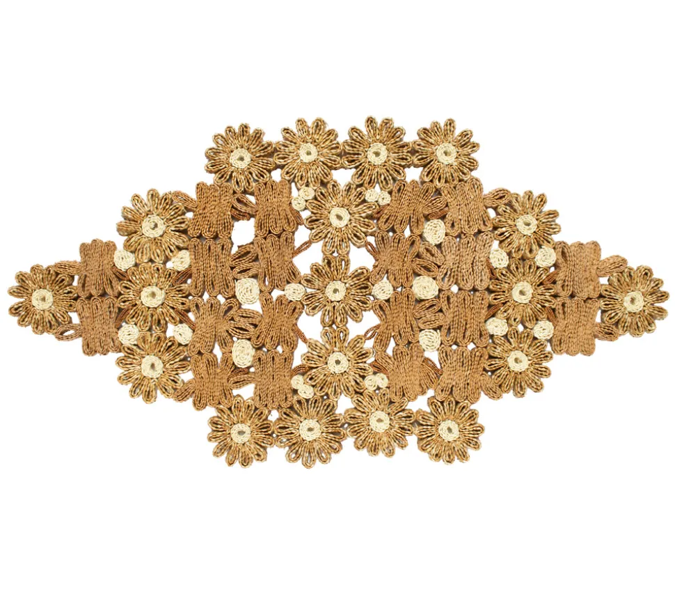 Daisy Runner in Natural & Ivory