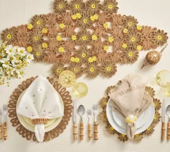 Daisy Runner in Natural & Ivory