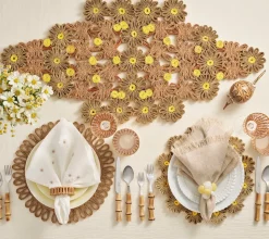 Daisy Runner in Natural & Ivory