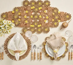 Daisy Runner in Natural & Ivory